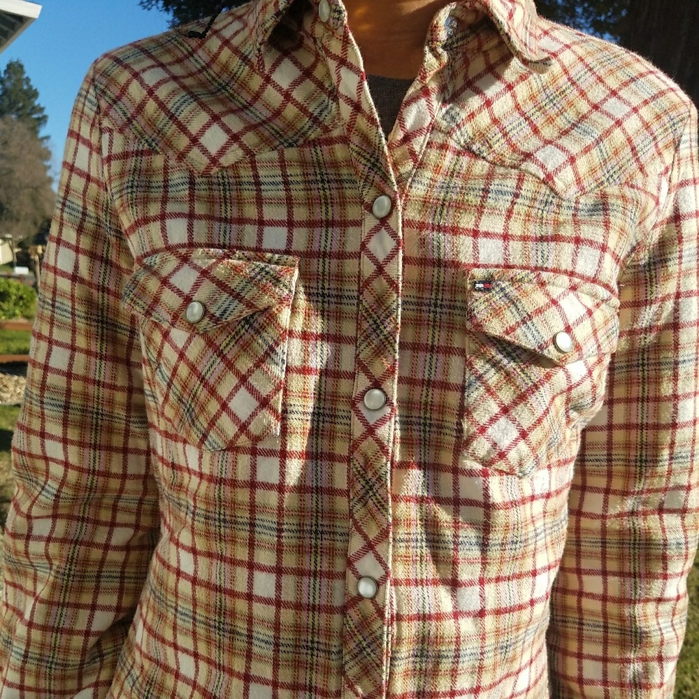 Tommy Hillfiger vintage Flannel jacket size S